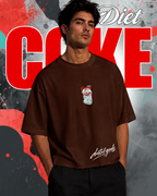 Diet Coke Cropped Boxy Fit Oversized Tee