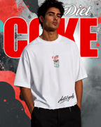Diet Coke Cropped Boxy Fit Oversized Tee