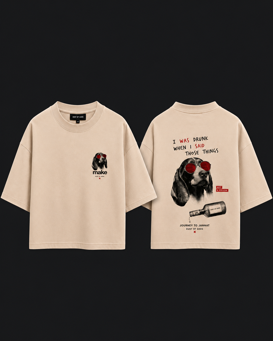 Bad Decisions Boxy-Fit Oversized Tee