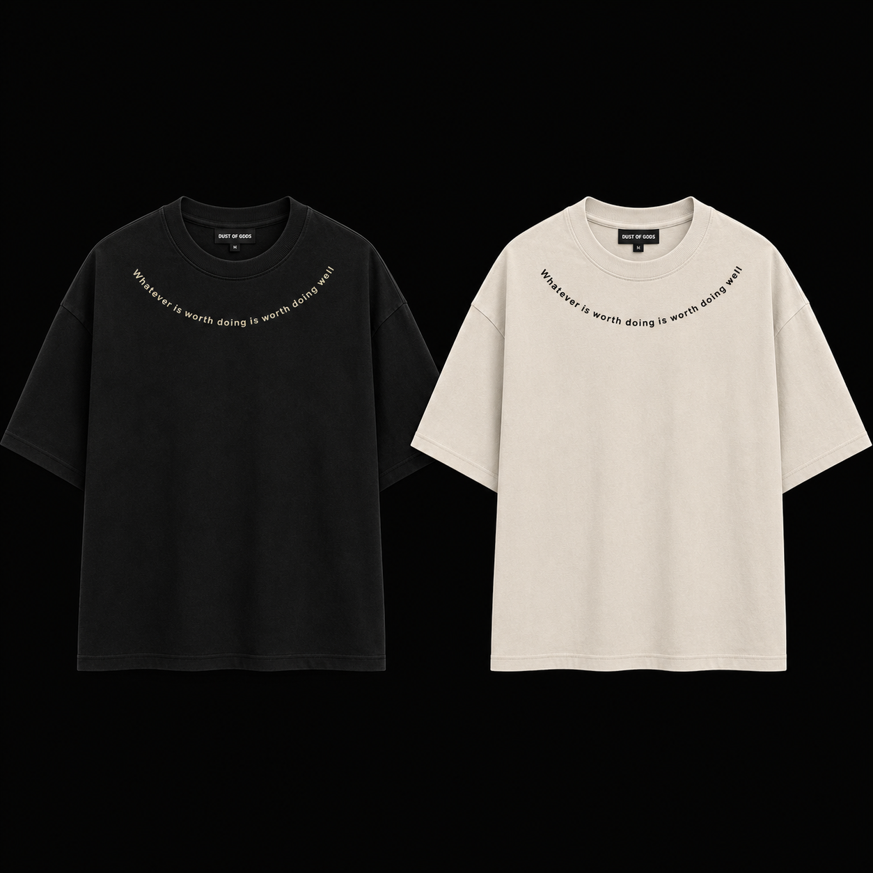 Worth Doing Boxy-Fit Oversized Tee