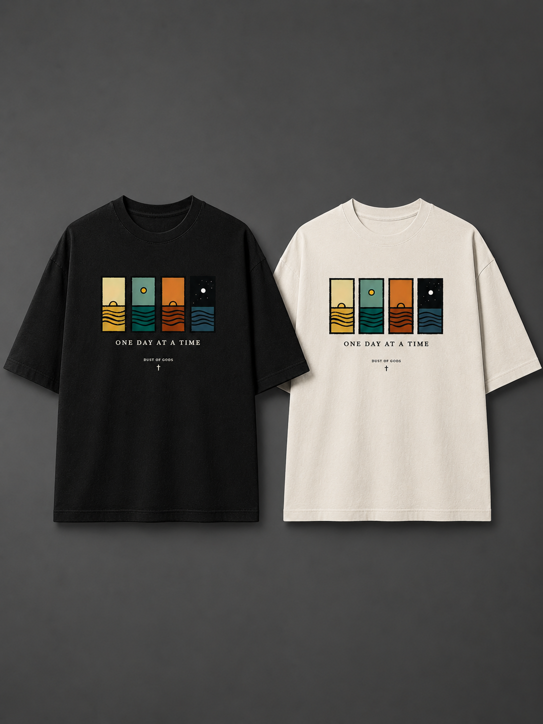One Day At A Time Boxy-Fit Oversized Tee