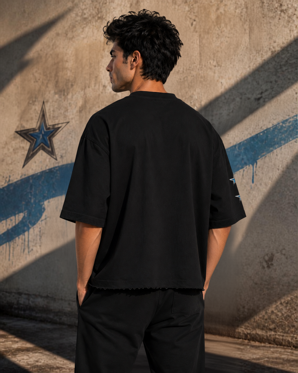 Karan Aujla Latent Inspired - Punjabi Pop Boxy Fit Unisex Cropped Tee