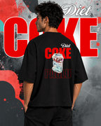 Diet Coke Cropped Boxy Fit Oversized Tee product image