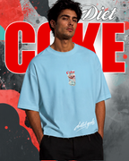 Diet Coke Cropped Boxy Fit Oversized Tee