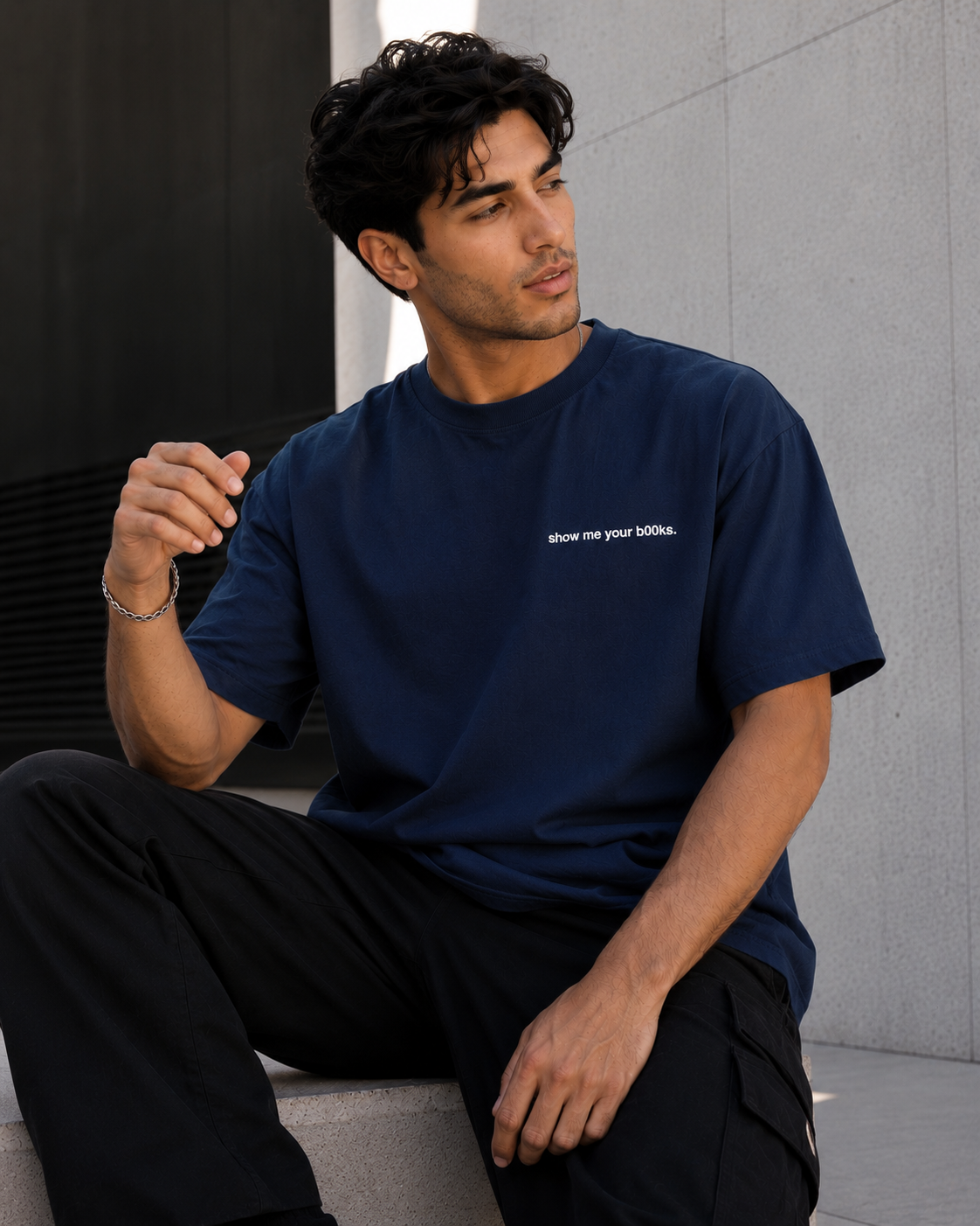 Show Me Your bOOks oversized Heavyweight - Premium tee