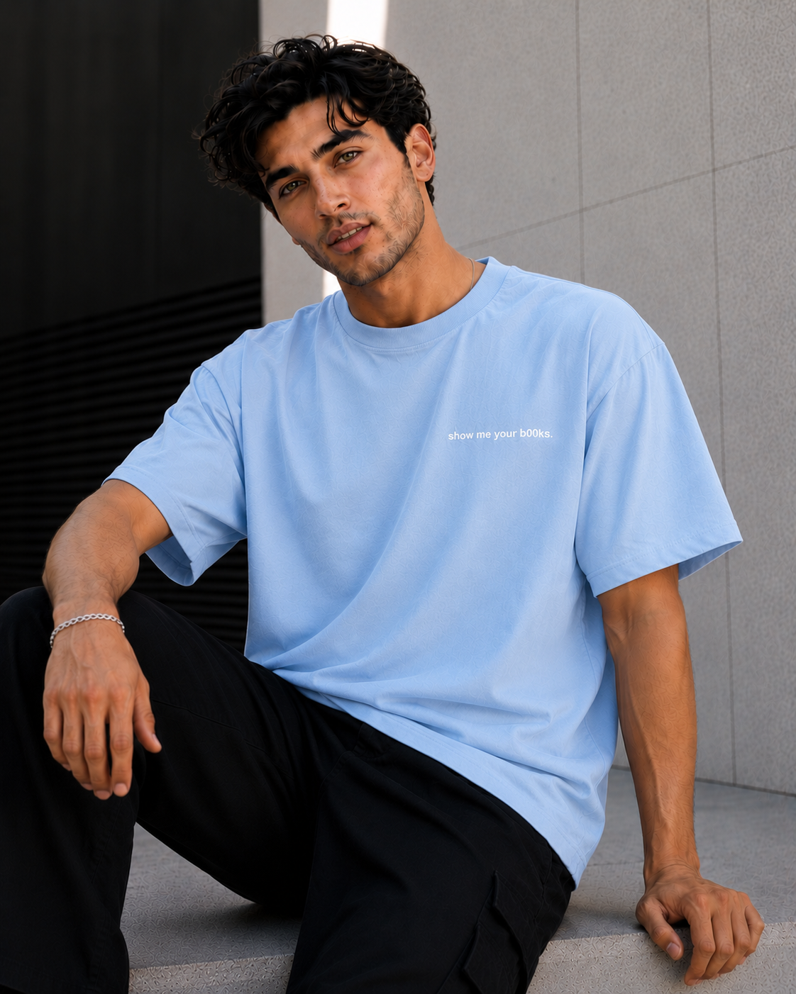 Show Me Your bOOks oversized Heavyweight - Premium tee