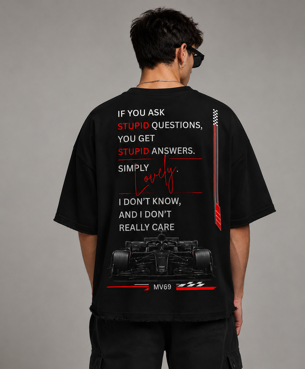 MV69 F1 Edition Boxy-Fit Oversized Tee