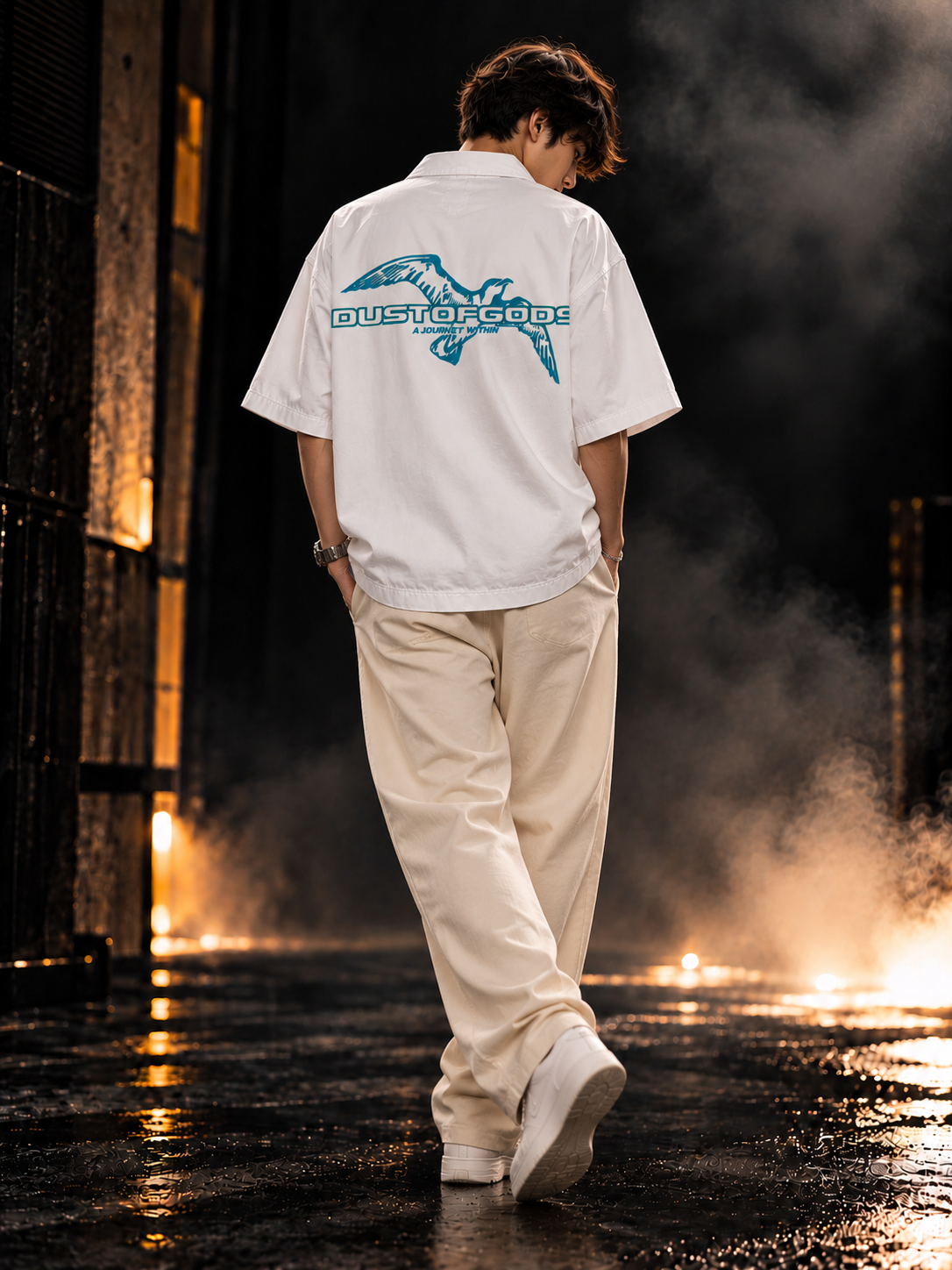 Fly - Black Unisex Oversized Heavyweight Shirt