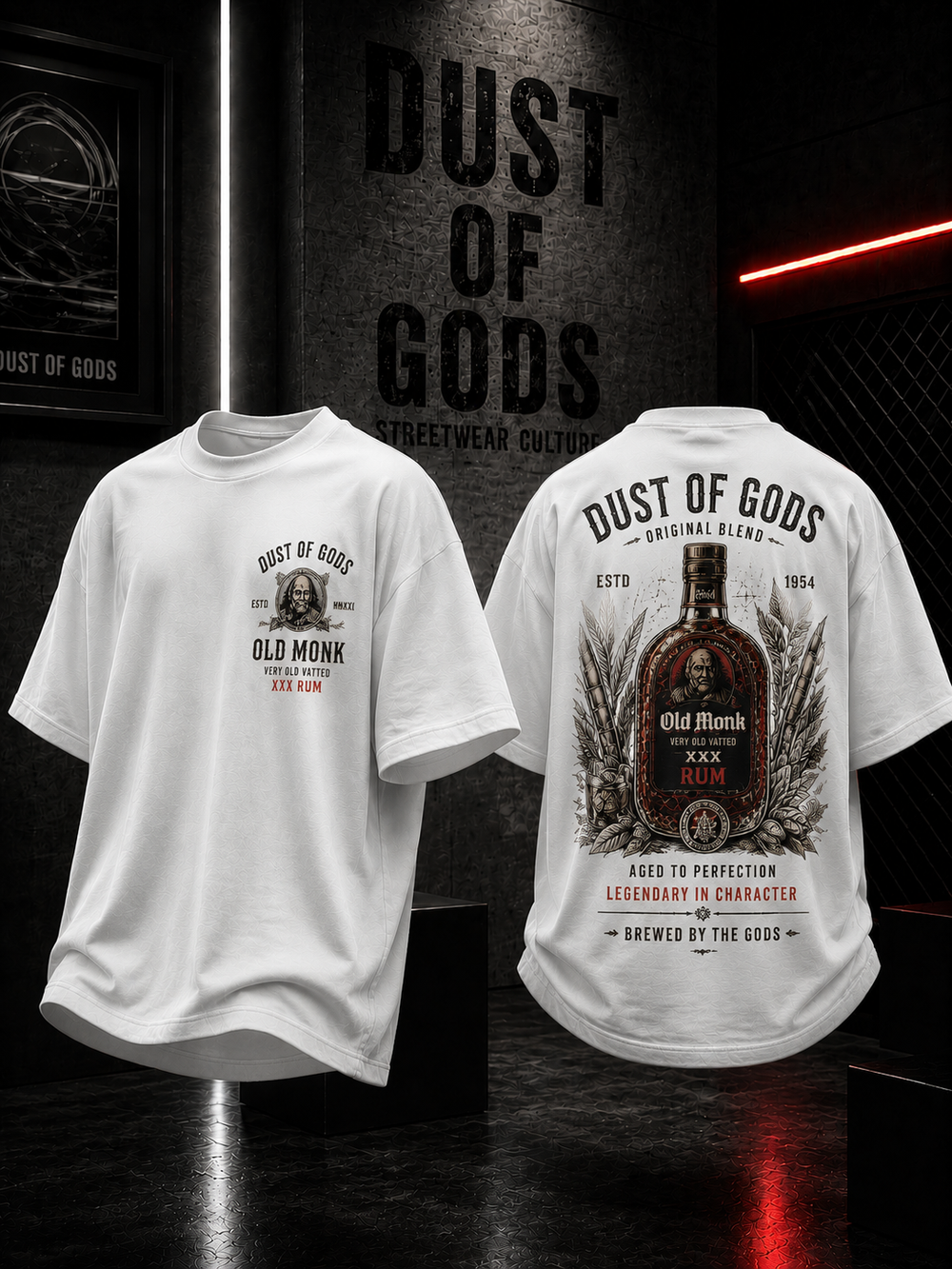 Old Monk Legacy Heavyweight Oversized Tee product image