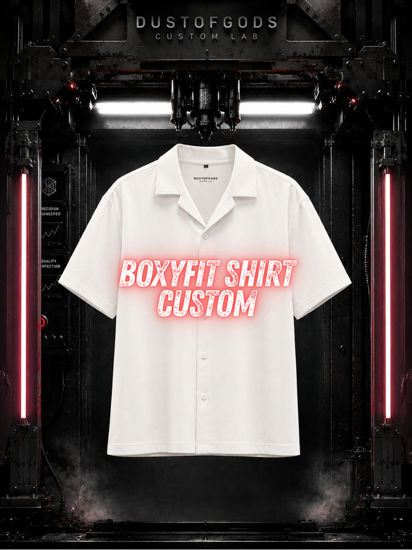CUSTOM LAB - BOXY FIT CROPPED SHIRT