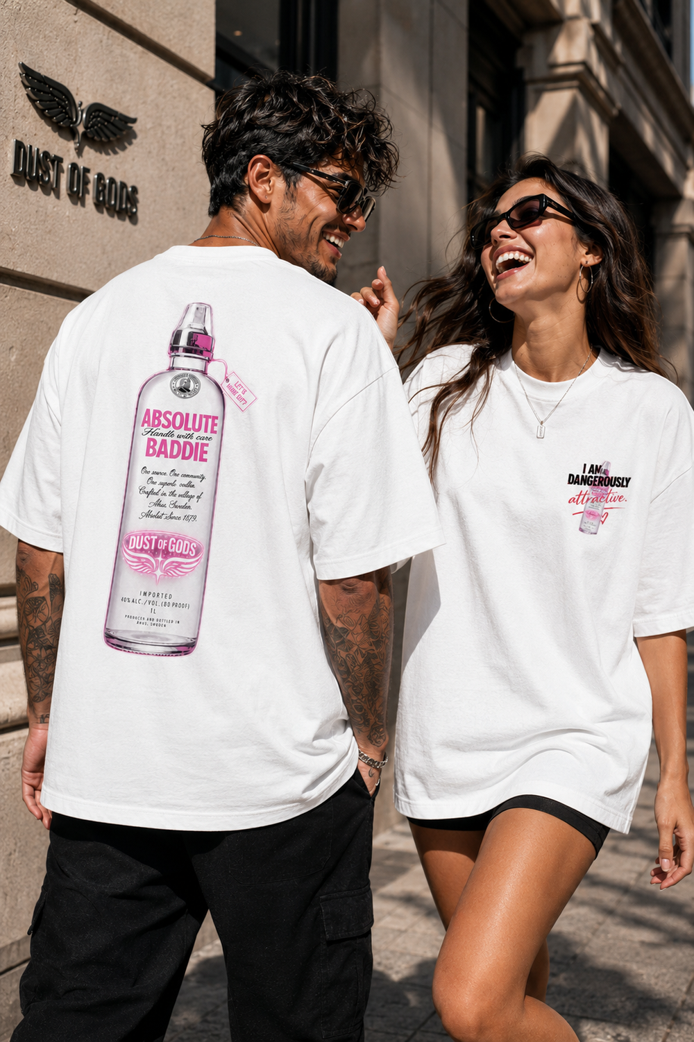 Absolute Baddie Boxy Fit White T-Shirt product image
