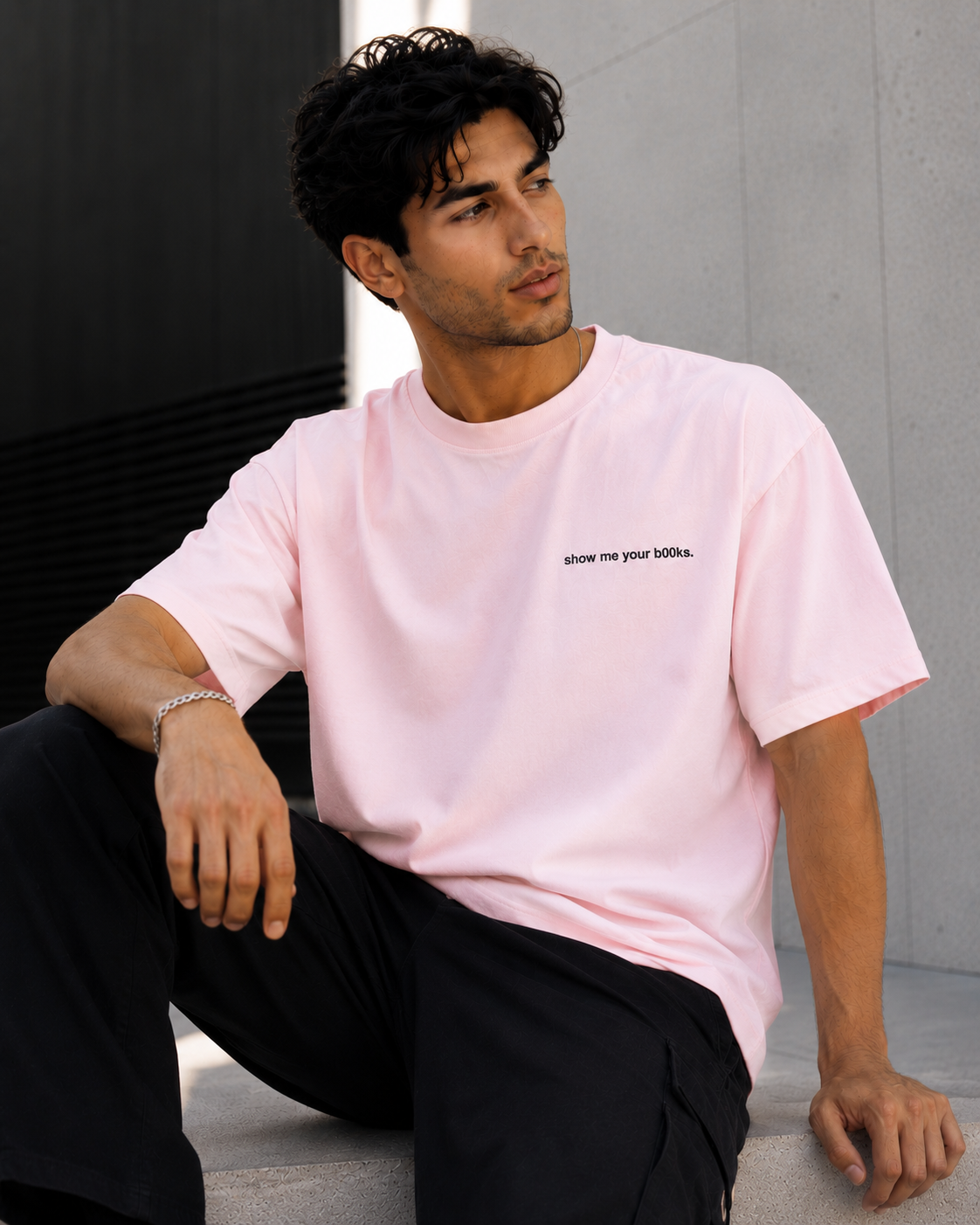 Show Me Your bOOks oversized Heavyweight - Premium tee