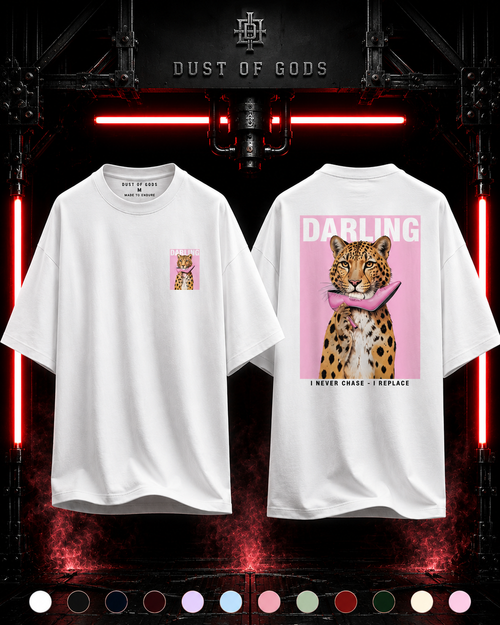 I Never Chase Heavyweight Oversized Tee product image