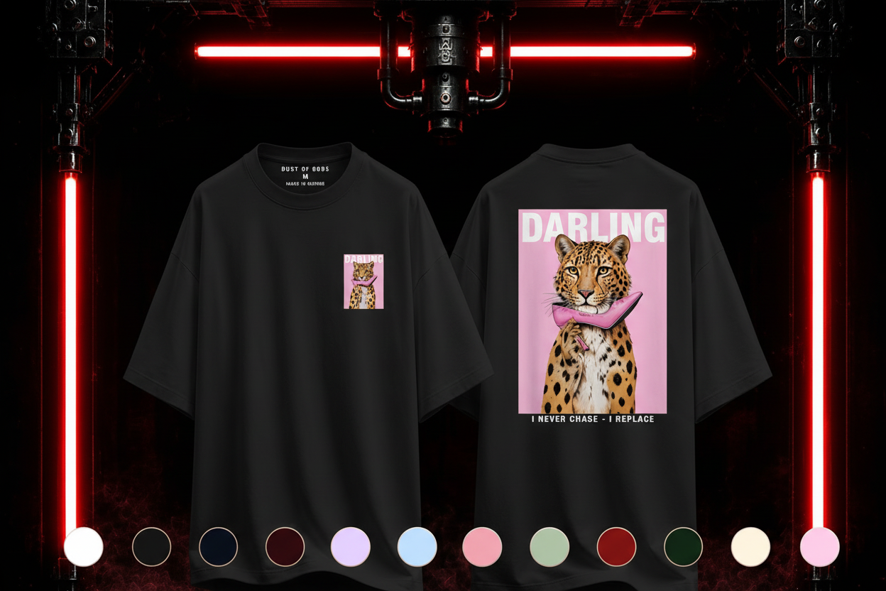 I NEVER CHASE - HEAVYWEIGHT OVERSIZED TEE