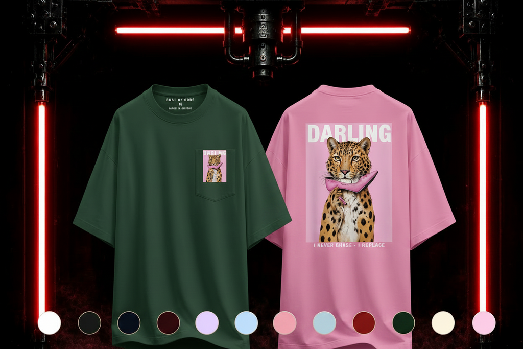 I NEVER CHASE - HEAVYWEIGHT OVERSIZED TEE