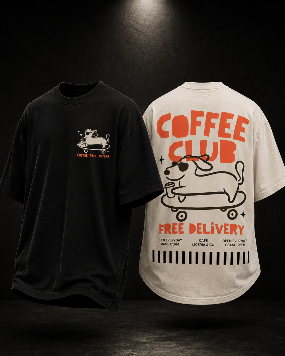 Coffee Club Heavyweight Oversized Tee product image