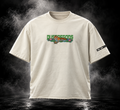 DUST OF GODS Tiger Lotus boxy fit unisex T-shirt front with tiger and lotus graphic