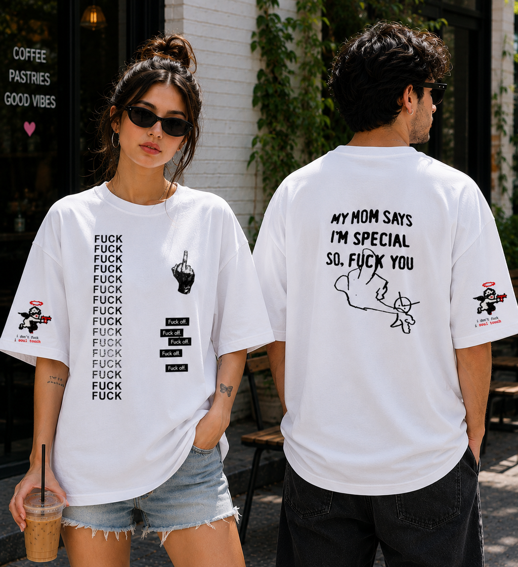 F*CK YOU™ | Oversized Streetwear Tee (For people who were never interested in fitting in)