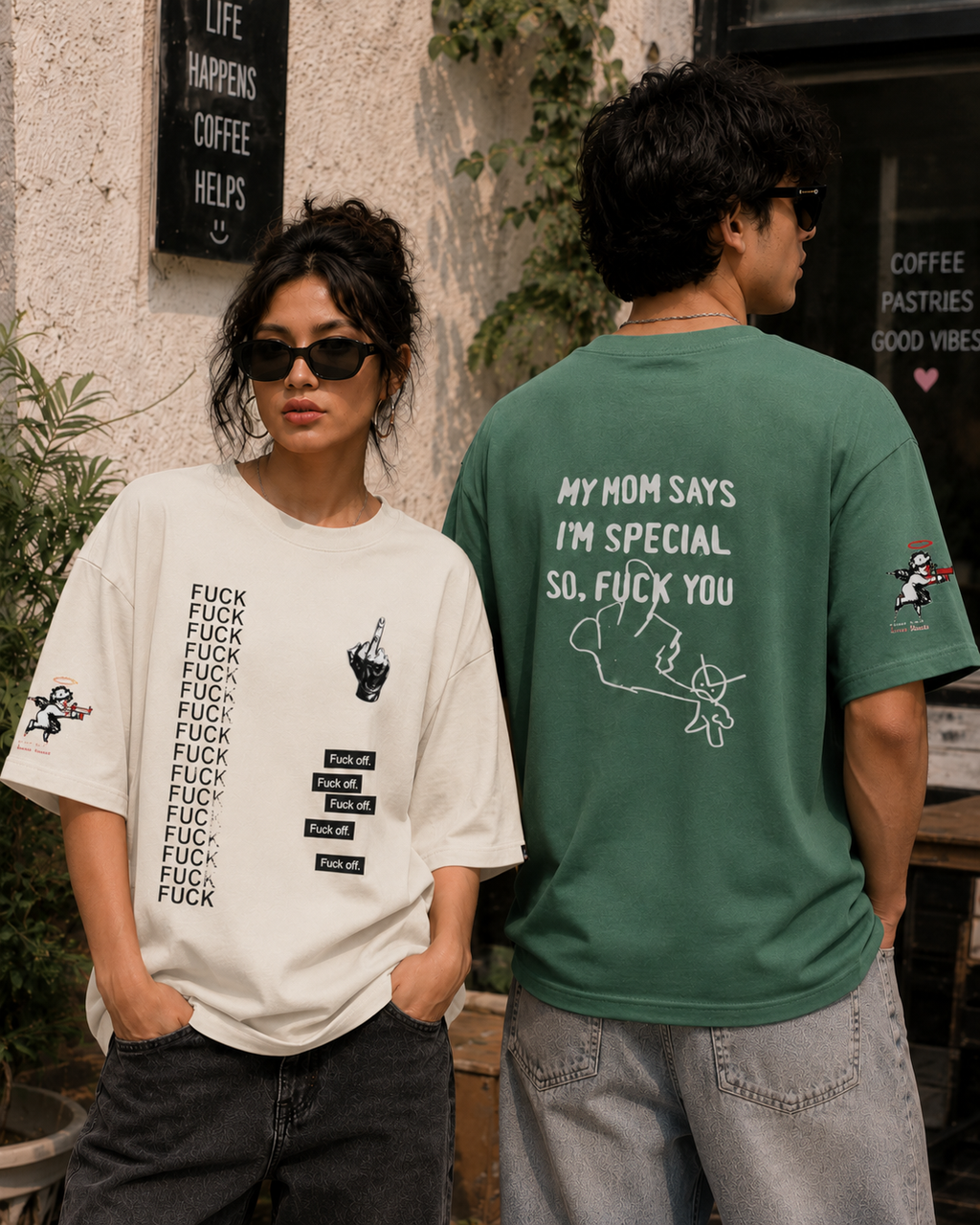 F*CK YOU™ | Oversized Streetwear Tee (For people who were never interested in fitting in)