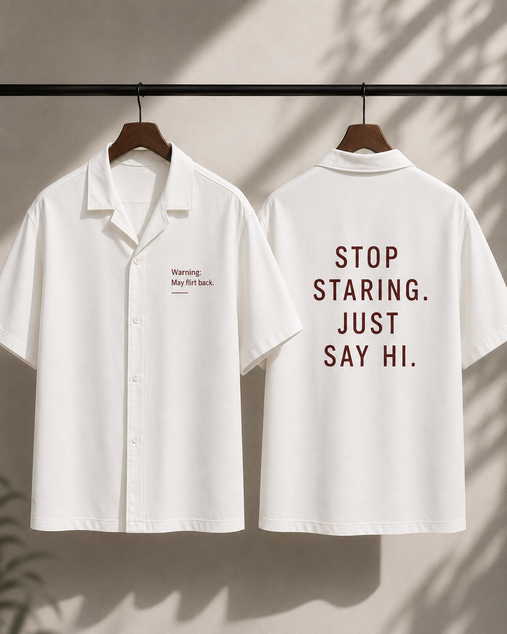 May Flirt Back Boxy Fit Premium Shirt product image