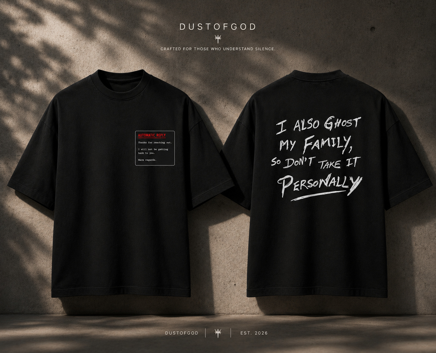 AUTOMATIC REPLY™ | Ghosting Since Forever Oversized Tee