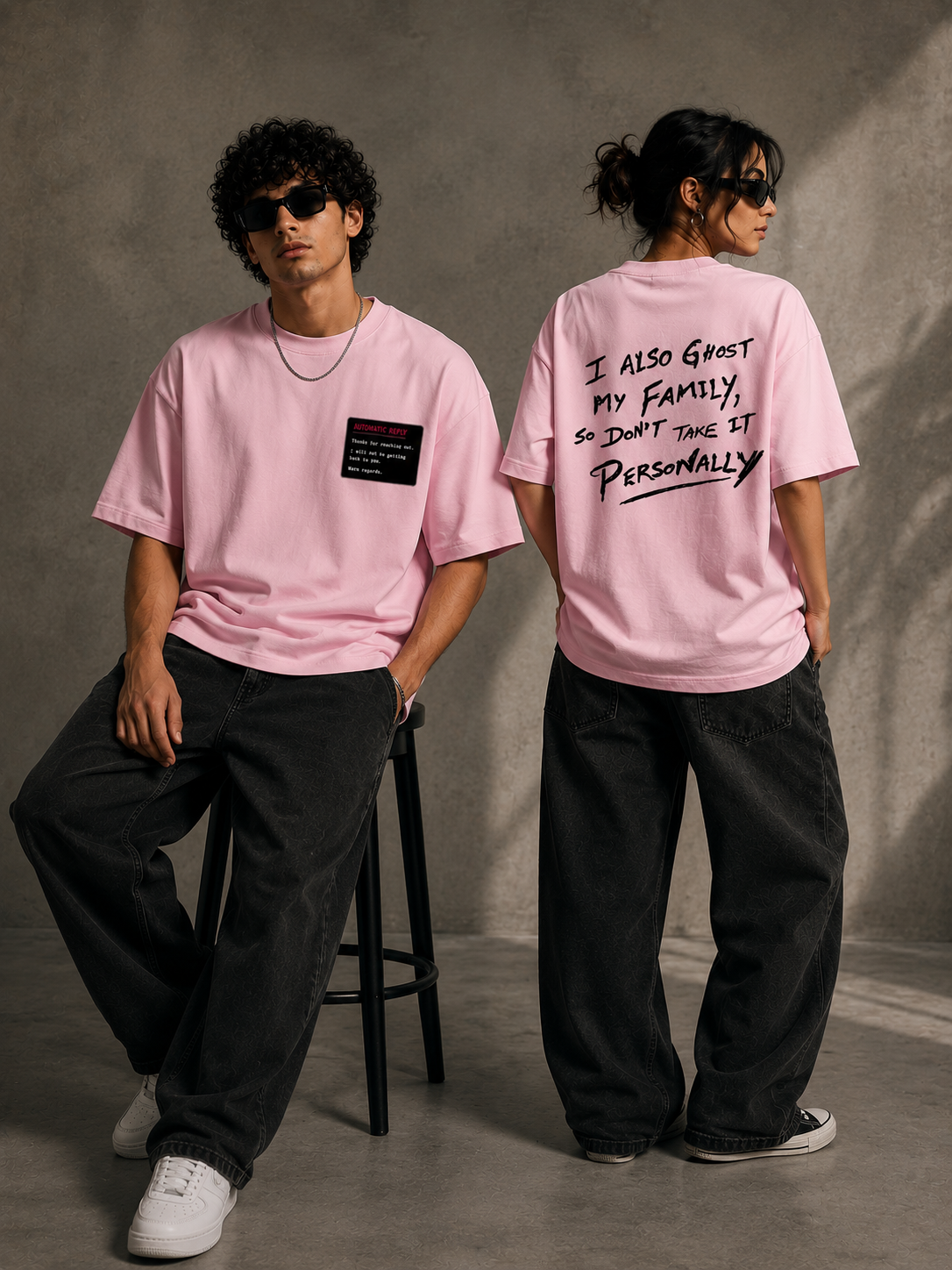 AUTOMATIC REPLY™ | Ghosting Since Forever Oversized Tee