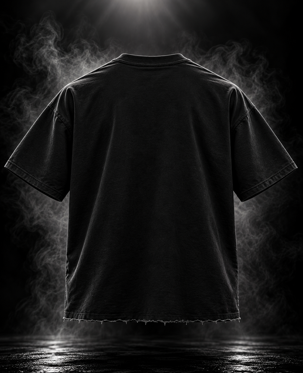 GTA VI DUST OF GODS black boxy fit unisex T-shirt back view
