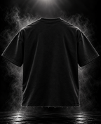 GTA VI DUST OF GODS black boxy fit unisex T-shirt back view