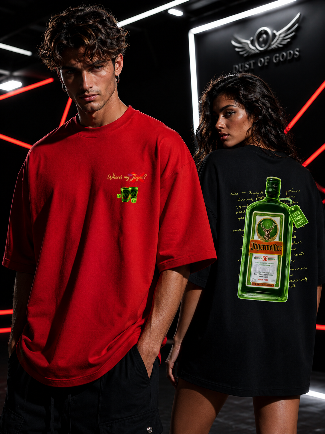 Where's My Jäger? Premium Heavyweight Oversized Tee