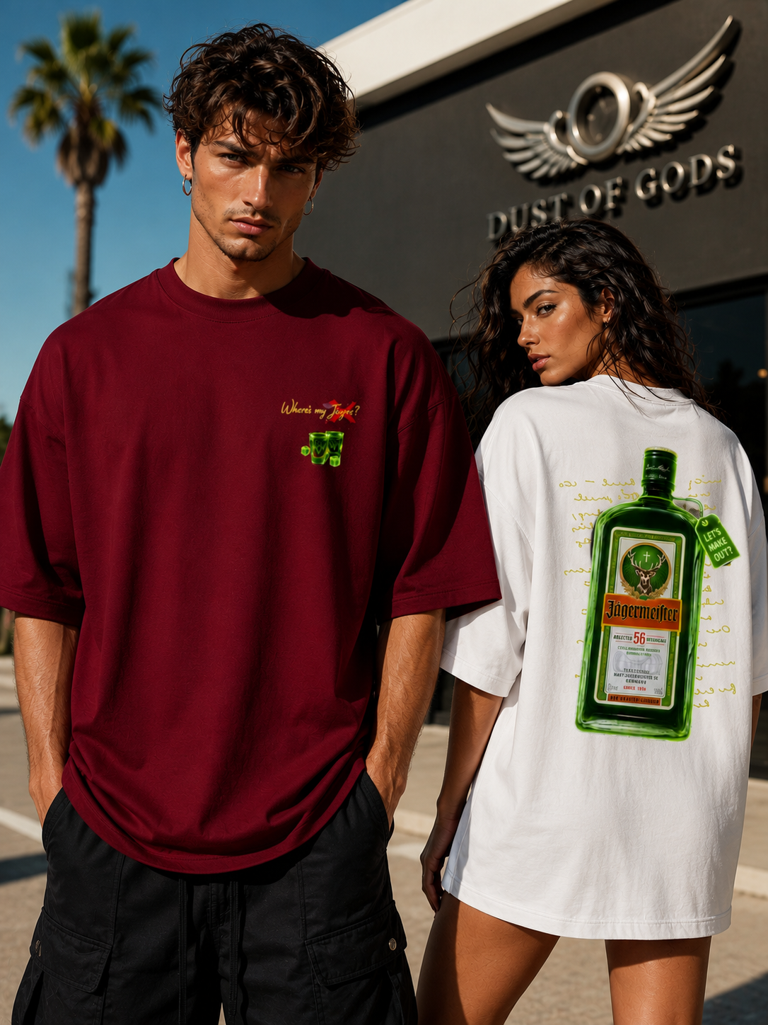 Where's My Jäger? Premium Heavyweight Oversized Tee
