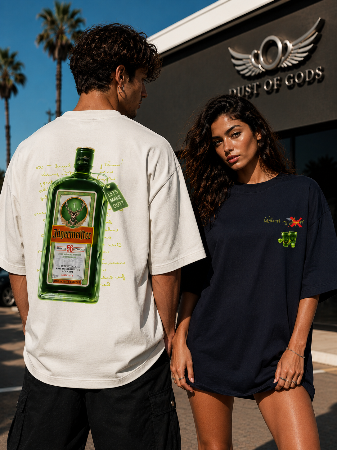 Where's My Jäger? Premium Heavyweight Oversized Tee