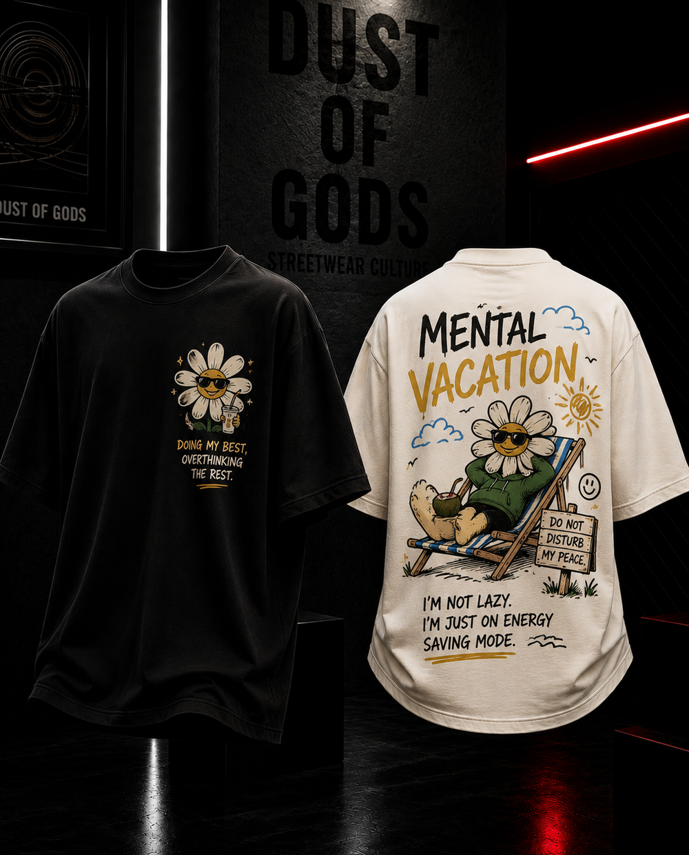 Mental Vacation Heavyweight Oversized Tee product image
