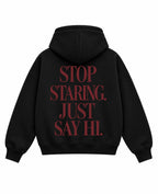Black Boxy Hoodie Back Design