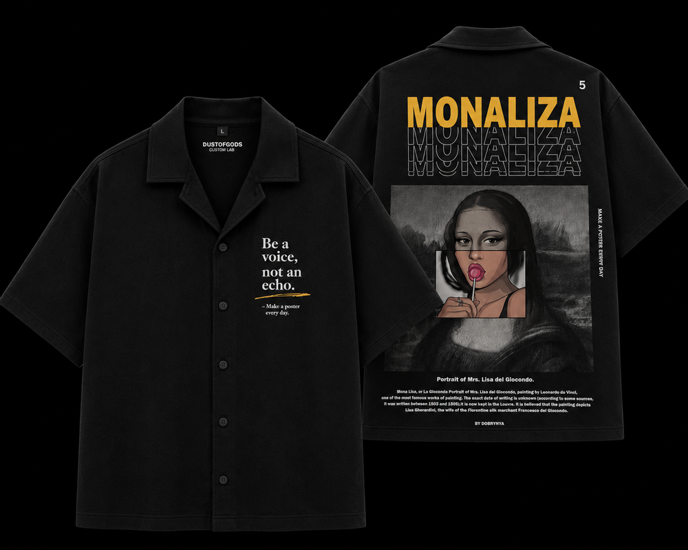 Mona Lisa Boxy Fit Premium Shirt product image