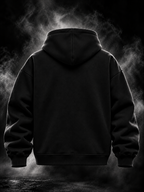 Originals Boxy Fit Unisex Black Hoodie back view