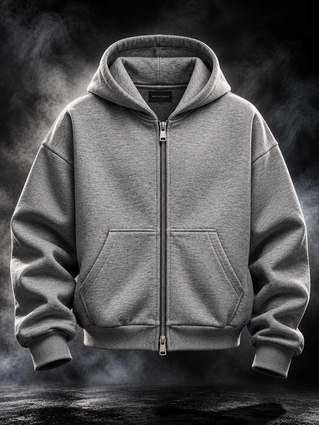 Originals Boxy Fit Unisex Grey Hoodie womens styling