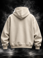 DUSTOFGODS Originals creamy boxy unisex hoodie back
