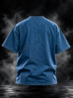 Originals Denim Wash Boxy Unisex Tshirt back view