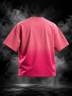Originals Ombre Love pink boxy fit unisex T-shirt back view