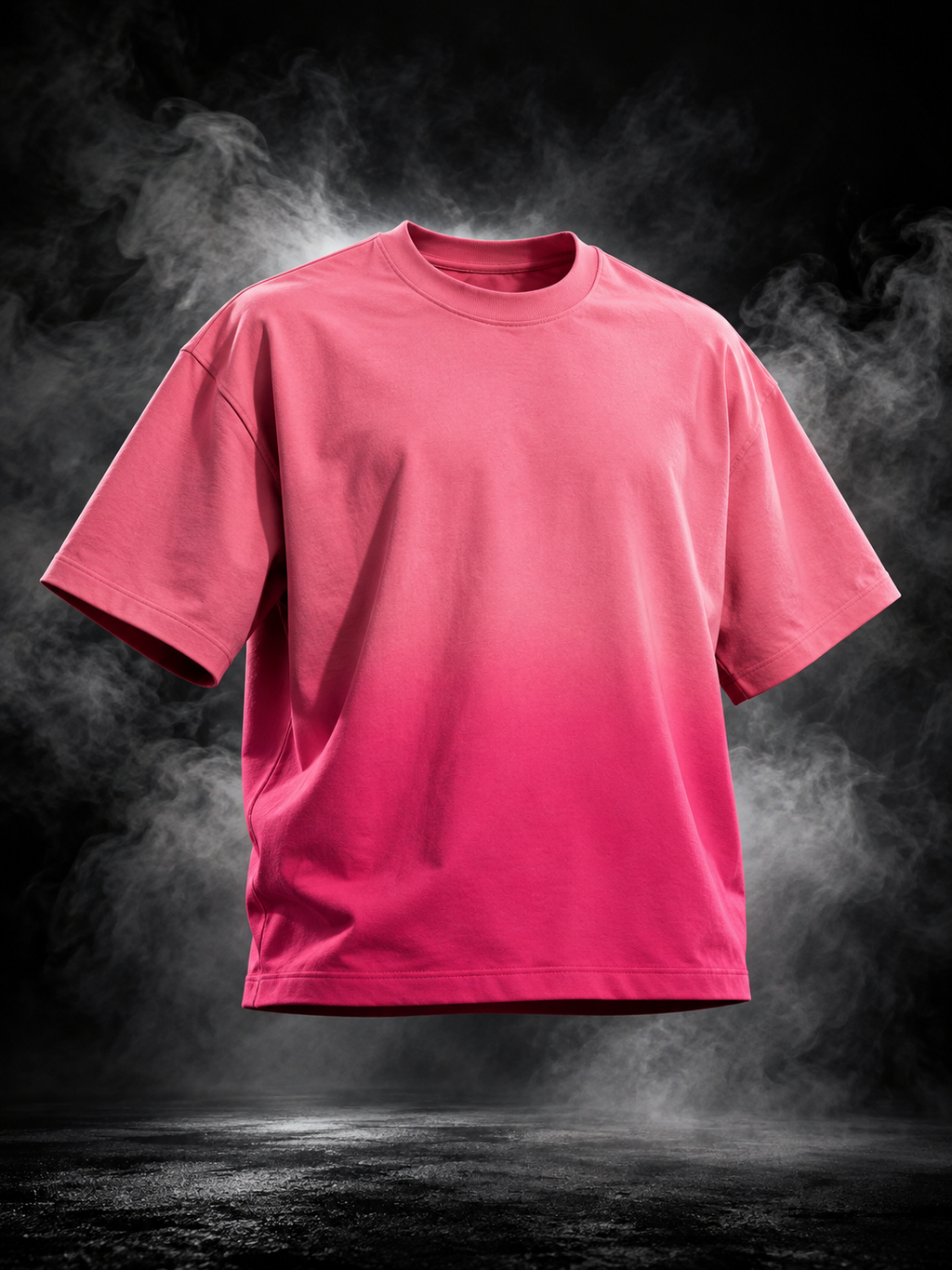 Originals Ombre Love pink boxy fit unisex T-shirt front view
