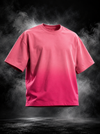 Originals Ombre Love pink boxy fit unisex T-shirt front view