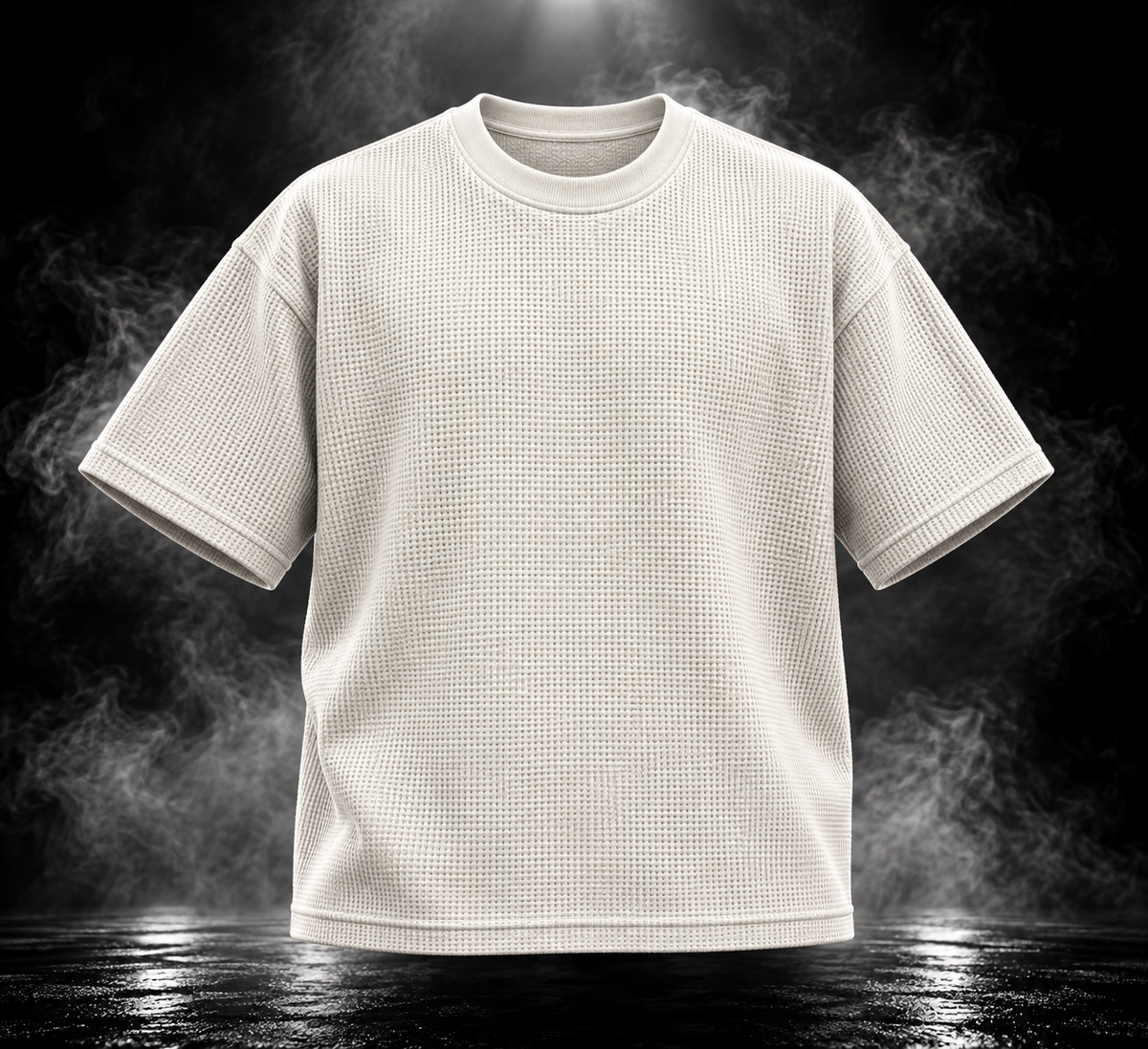 Originals off-white waffle boxy fit unisex T-shirt front view