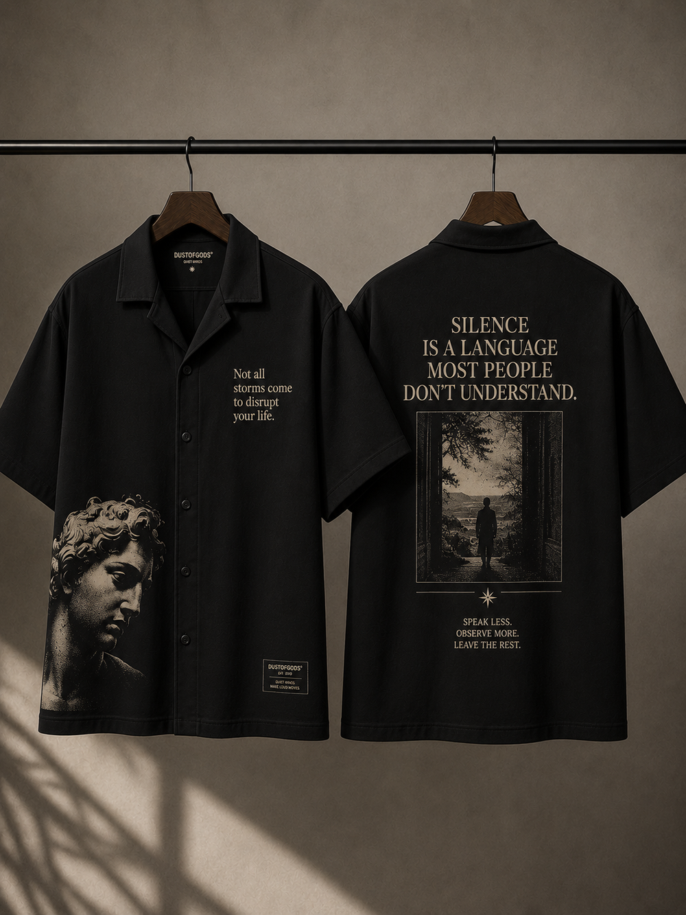 Silence Is A Language Boxy Fit Premium Shirt product image