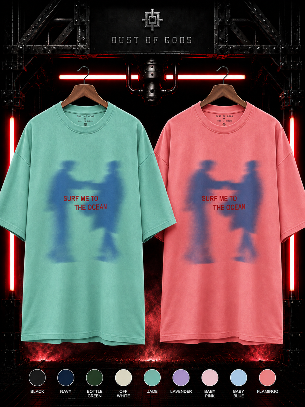 Surf Me To The Ocean Heavyweight Oversized Tee product image