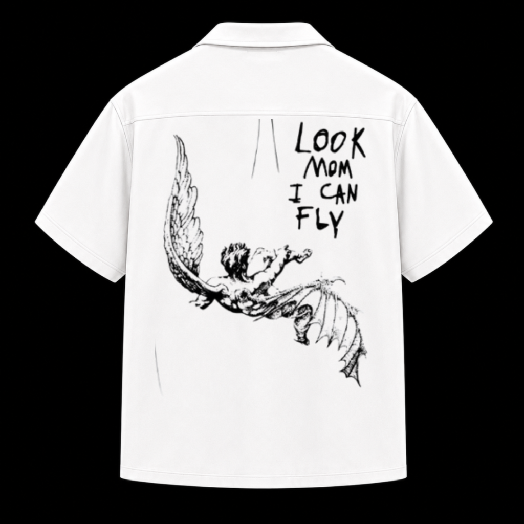 CUSTOM LAB - BOXY FIT CROPPED SHIRT