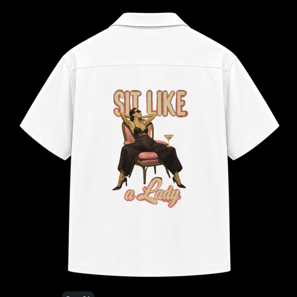 CUSTOM LAB - BOXY FIT CROPPED SHIRT