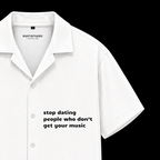 CUSTOM LAB - BOXY FIT CROPPED SHIRT