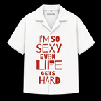 CUSTOM LAB - BOXY FIT CROPPED SHIRT