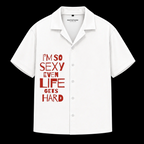 CUSTOM LAB - BOXY FIT CROPPED SHIRT