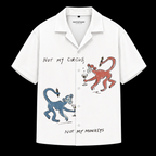 CUSTOM LAB - BOXY FIT CROPPED SHIRT